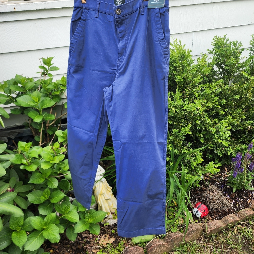 G.H. Bass & Co. Blue Chinos for Casual Elegance NWT Womens Sz 10
